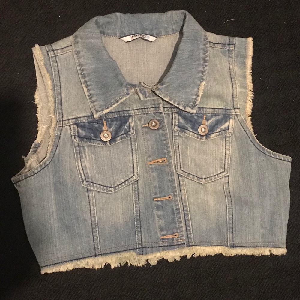 Denim vest